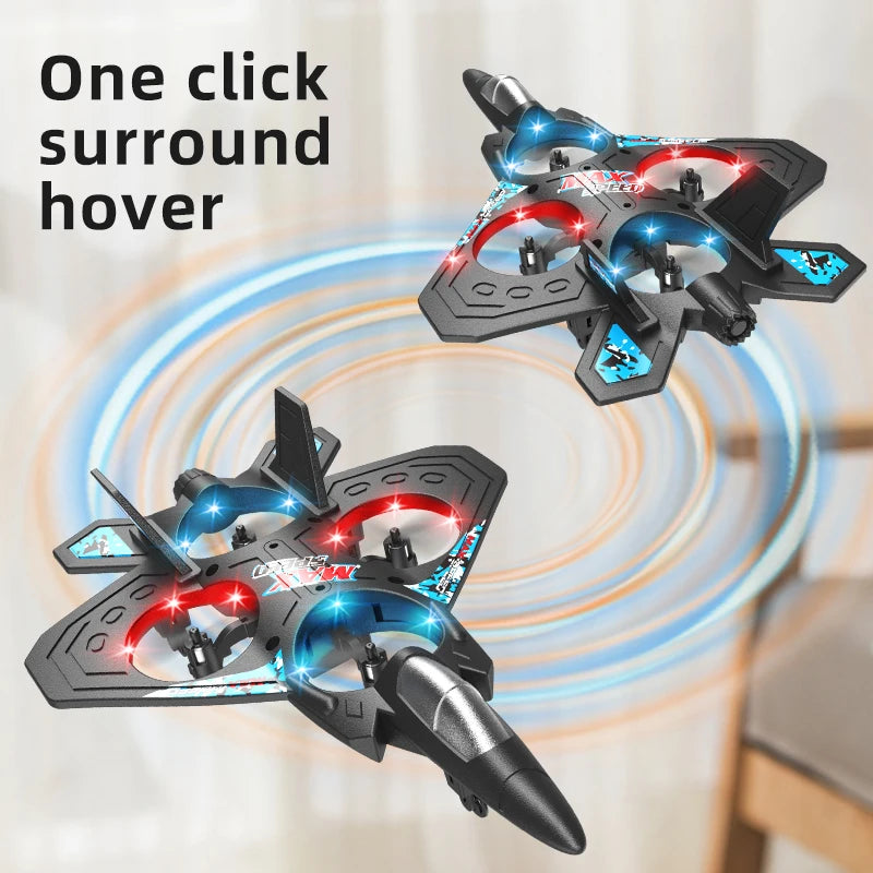 RC Aircraft EPP Foam Stunt Glider Electric Fighter Remote Control Airplane Fall Resistant Plane Toys for Boys Kids