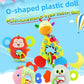 Rattles Animal Giraffe Baby Soft Stuffed Doll Teether Doll Cute Kids Infant Baby Teething Toys For Newborn Sensory Plush Toys