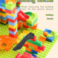 84-504PCS Marble Race Run Blocks Maze Ball Track Toy Compatible city Building Blocks Funnel Slide Blocks Toys DIY Bricks Toys