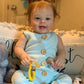 24 Inch 60 cm Realistic Reborn Baby Dolls Girl, Soft Vinyl Lifelike Newborn Toddler Doll, Real Looking Reborn Doll Toy Gift