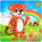 New 20 Piece Wooden 3d Puzzle Cartoon Animal Vehicle Jigsaw Puzzle Montessori Educational Toys For Kids 3-6 Years Old