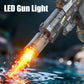 Full Auto Electric Water Gun Toy with Flashing Light Rapid-Fire Motorized Blaster for Summer Outdoor Fun & Kids Play Game