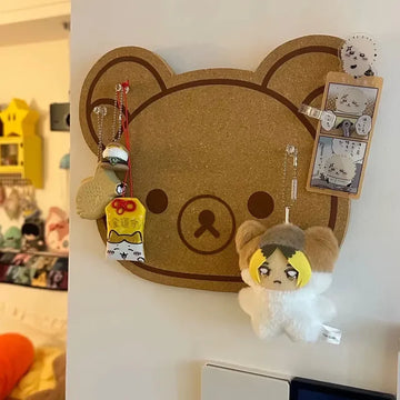 Rilakkuma Felt Board Cartoon Non-slip Bedroom Thickened Bear Wall Sticker Message Board Commemorative Photo Wall Gifts Custom