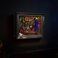 Book Nook Kit Vampire DIY Wooden Puzzle Dracula Gothic Style Halloween Bookshelf Dollhouse Model Bookend Building Home Dec