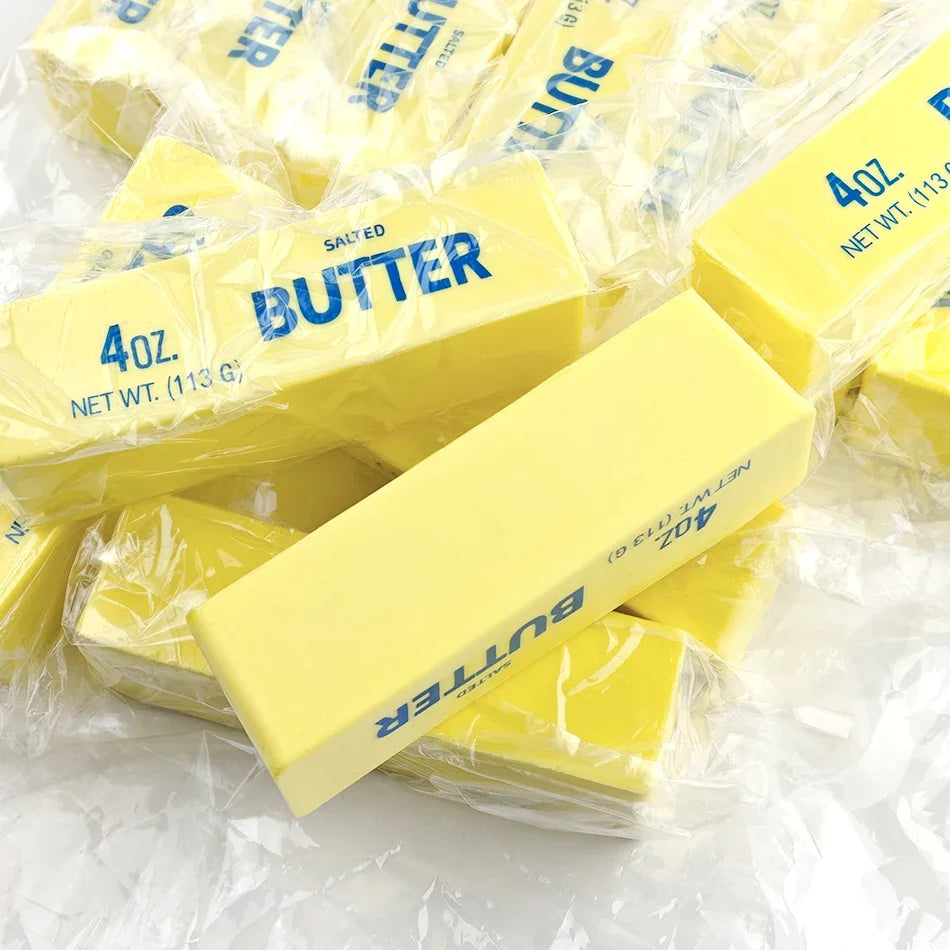 1QS Butter Stick Squishy Toy Slow Rising Squeeze Toy Butter Bar Brick Squishy Fidget Toy Anti Stress Release Hand Relax Toy Gift