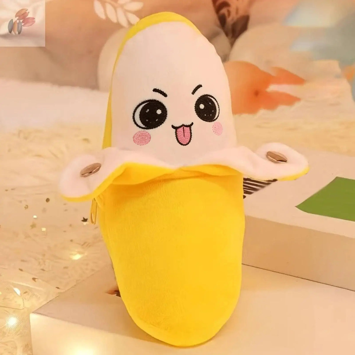 creative Banana Pillow human-sensing banana metronome plush toy parent-child interactive Banana Toy Birthday gifts for kids