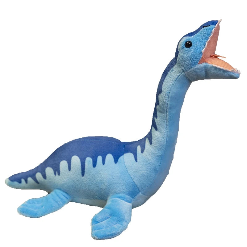 Legend Simulation Plesiosaurus Dinosaur Plush Toys Real Life Mosasaur Loch Ness Monster Stuffed Animal Dolls Boys Gift For Kids