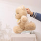 New Running Bear Plush Toys Cartoon Rabbit 40cm Stuffed Animal Stuffed with Bib Running Animal Kids