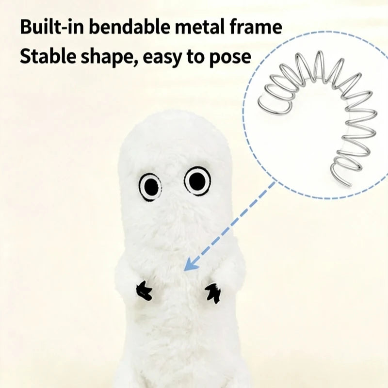 40cm Bendable Fudemushi Pen Bug Plush Doll Witch Hat Atelier Same Style Raising Pen Worms Fans Collect Gifts Home Decor