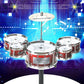 Drum Sets for Children Beginners Children's Toys Dynamic Jazz Drums for Western Percussion Instrument