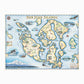 San Juan Islands 1000 Piece Jigsaw Puzzle Xplorer Maps