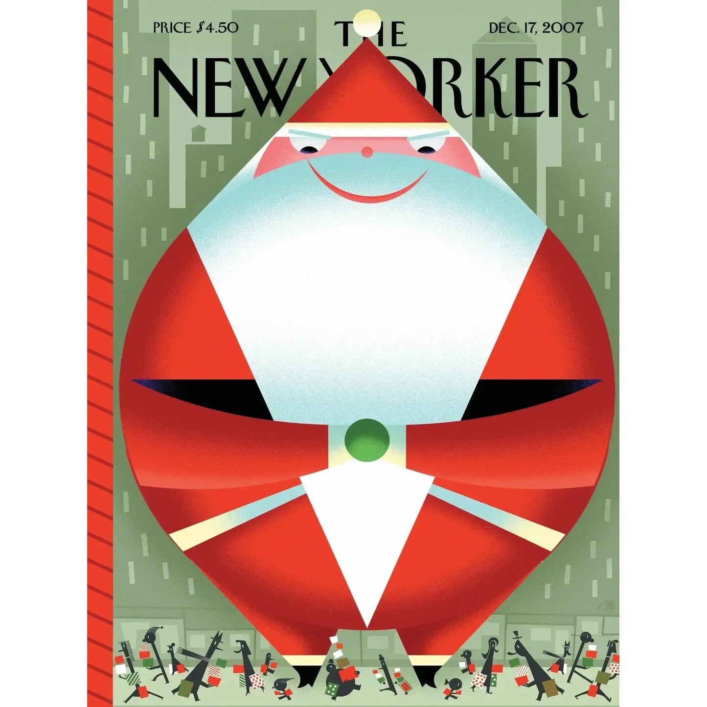 Santa's Little Schleppers The New Yorker 500 Piece Jigsaw Puzzle NYPC