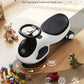 12V Electric Wiggle Car For Kids, 2 In 1 Ride On Swing Car With Pedal, Flashing Wheels Music, Anti-Rollover Toy For Toddlers