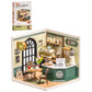 Rolife Super Creator Serious DIY Miniature House Kit Mini Dollhouse Model Building Kit with LED Light Home Decor(DW026/27/28)