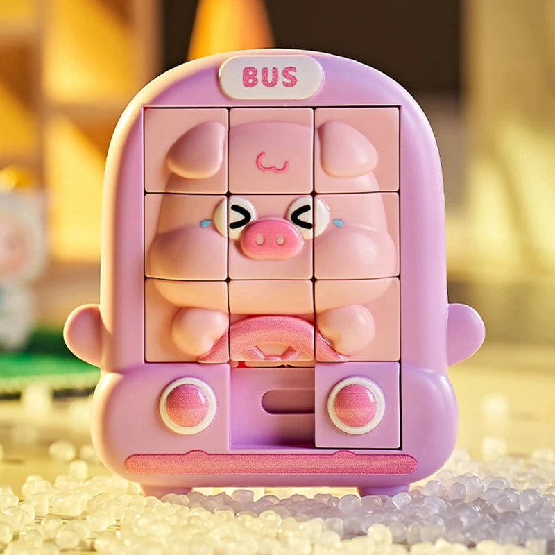 Children Cartoon Animal Slide Puzzles Toys Logical Thinking Training Challenges Intellectual 3D Puzzles Sensory Game Travel Toys