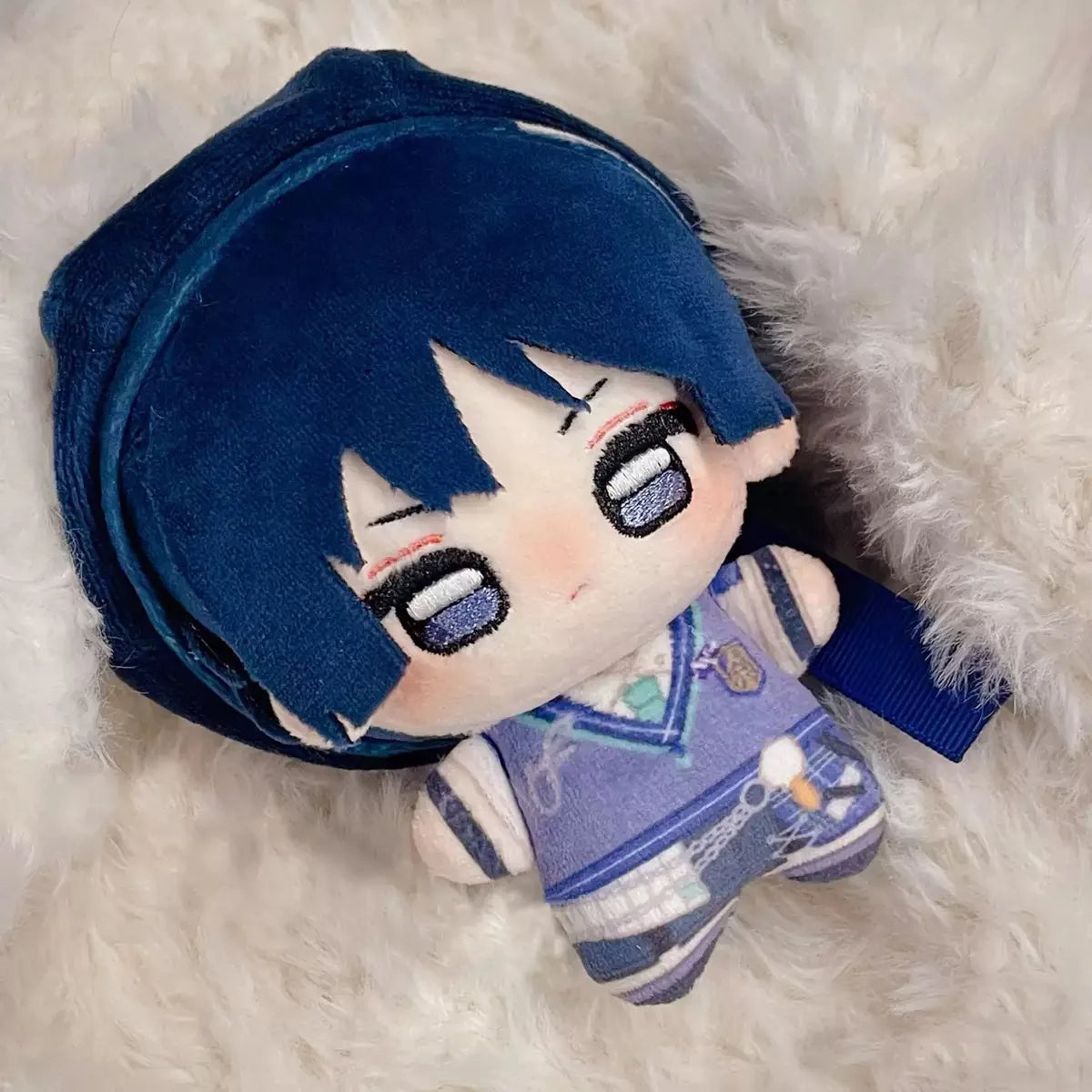 Genshin Impact Scaramouche Wanderer 10cm Starfish-Style Cotton Plush Doll Cute Anime Keychain Pendant Gift
