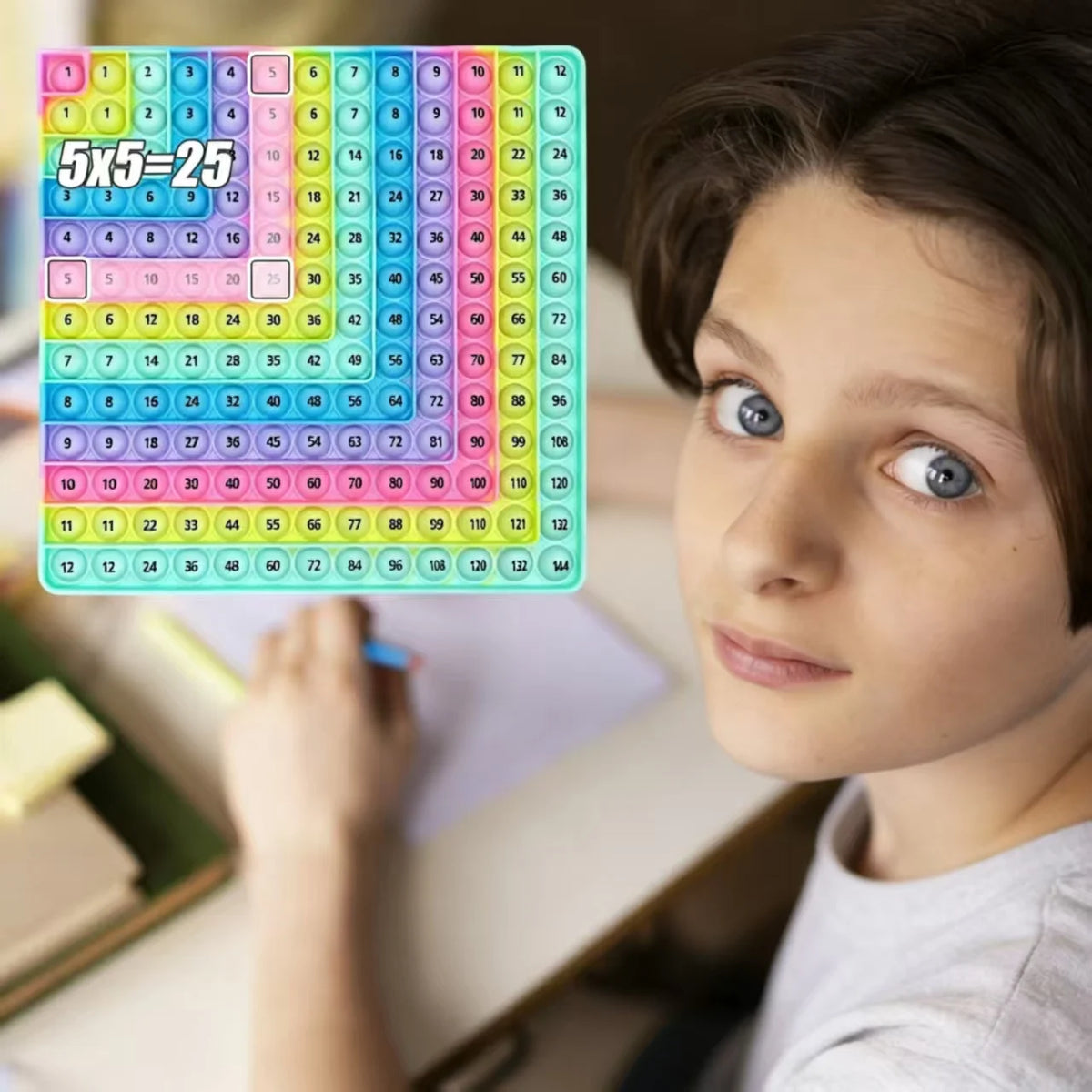 Multiplication Practice Math Games, 12x12 Times Table Learning Activity Board Games, Mathematics Teaching Toys Stationery Gifts