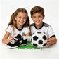Football Building Blocks Set Sports Theme Educational Assembly Toys Creative Home Office Decor Perfect Gift for Sports Fans Boys