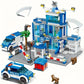 City Police Station Building Blocks Set SWAT Car Helicopter City Construction Blocks Children Boys Toy Christmas Holiday Gift