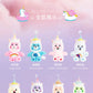 Care Bears 20cm Unicorn Hood Plush Suction Cup Ornament Wall Car Mirror Hanging Decor Cute Kawaii Stuffed Bear Toy Gift for Kids