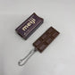 Japanese Simulated Chocolate Fidget Toy Bendable Stress Relief Keychain Creative Gift