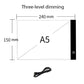 LED Photocopying Table Drawing Board Children's Light-transmitting Copying Table Brightness Adjustable Copy Board Painting Toys