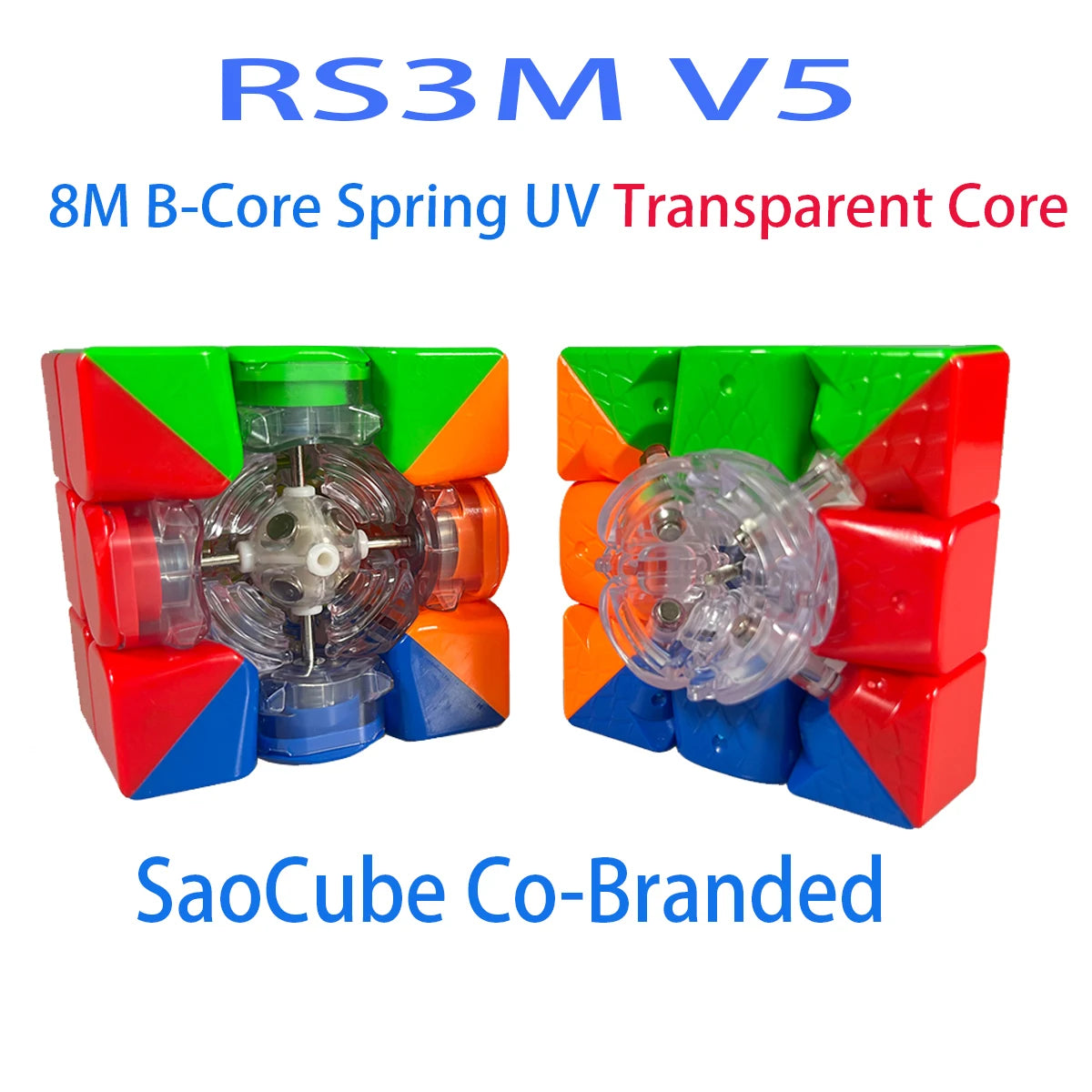 MoYu RS3M V5 3X3 Magnetic Magic Speed Cube Professional Fidget Toys RS3 M 2023 V5 Cubo Magico Puzzle