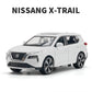 1/32 Scale X-Trail Toy Car Model Alloy Diecast Pull Back Model Vehicle with Sound Light Boys Festival Toy Gift Collection