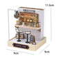 Doll House Kit Mini DIY Flower House Handmade 3D Puzzle Assembly Building Toys Home Bedroom Decoration With Furniture DollHouses