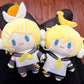 Hatsune Miku Plush Toys Keychain Kagamine Len Rin Backpack Anime Peripheral Cute Stuffed Doll Bags Decoration Girl Birthday Gift