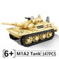 MOC Tank Anti Aircraft Guns Anti-Aircraft Missile Fighter Jets War Military City Vehicle Car Building Blocks Model Bricks Sets
