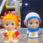 Space Adventure Series Blind Box 6 Kinds Collectible Figurines, Cute Mini Angel Dolls for Desktop Decor