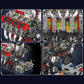 Mould King 10130 The F488 Supercar V8 Engine Building Block Technical Car Brick Set Assembly Car Engine Toys Kids Christmas Gift