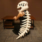 Realistic Dinosaur Skeleton Costume Set Funny Headgear Cosply Dress up Clothing Plush Toys Creative Gifts