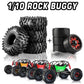 RED SPIDER 4Pcs 1.9 Inch Rock Rubber Tires 1.9" Wheel Tyres OD 118mm For 1/10 RC Crawler Axial SCX10 TRX4 D90 RC Off Road Car Upgrade Accessories