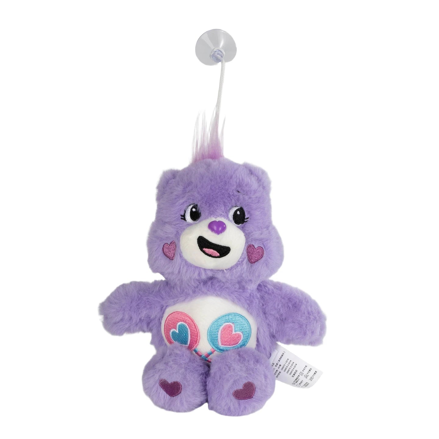 Care Bears 20cm Unicorn Hood Plush Suction Cup Ornament Wall Car Mirror Hanging Decor Cute Kawaii Stuffed Bear Toy Gift for Kids