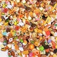Mini Food Toys Mixed Style Resin Food Doll Kitchen Mini Food Statue DIY Accessories Halloween Christmas Gifts