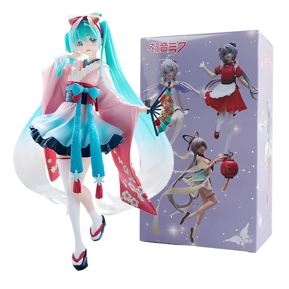 Hatsune Miku Anime Figurine - Cute Action PVC Toy Desktop Collection Gift - Standing & Sitting Posture Series