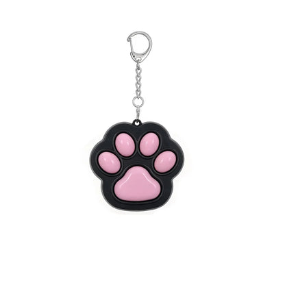 Novelty Cat Paw Clicker Fidget Keychain Stress Anxiety Relief Toys Decompression Gifts Office Travel Pass Time Gadgets