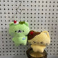 New Cute Banana Honey Melon Bear Pendant Plush Soft Cute Keychain Backpack Phone Pendant Bag Accessories Girlfriend Gift