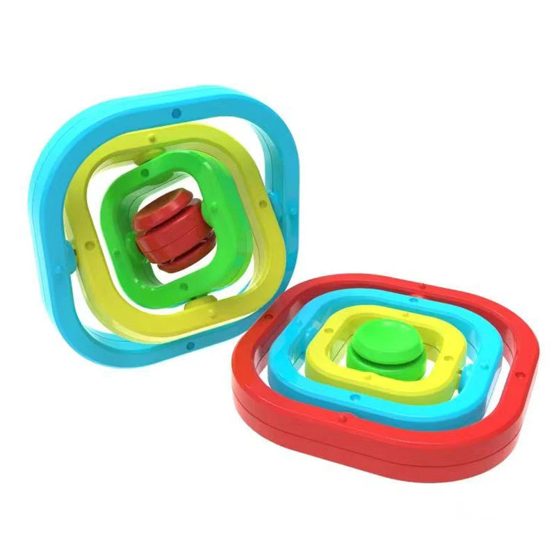 1PCS Infinite Flip Fidget Spinner Spin Top Toys for Kids Stress Relief Gifts Classroom Prizes Party Favors Stocking Stuffers