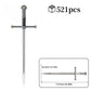 Creative Famous Samurai Sword Weapon Model Building Blocks Lord of Rings Bricks Assembly Toys Kid Christmas Gifts for Boys