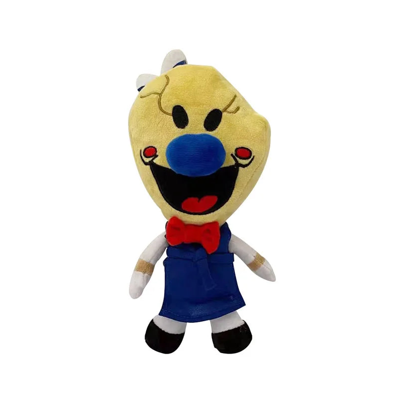 New 25cm Ice Scream Rod Plush Toy Stuffed Soft Toys Cartoon Dolls Horror Game Character Halloween Christmas Decor Gift for Kids