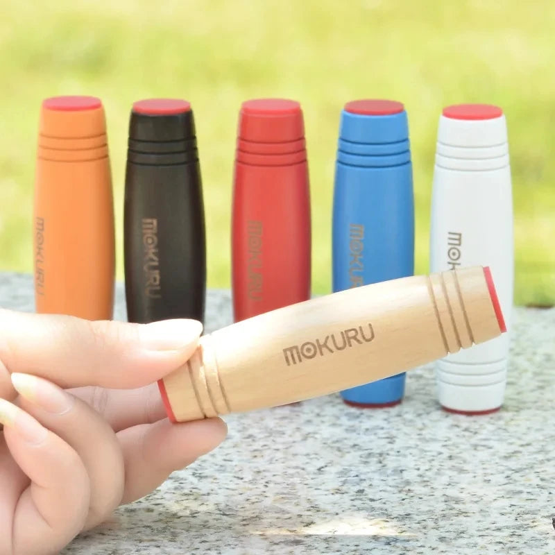 Wooden Fidget toy flipping wooden stick dynamic skill toy decompression stick creative anti pressure artifact flipping stick toy