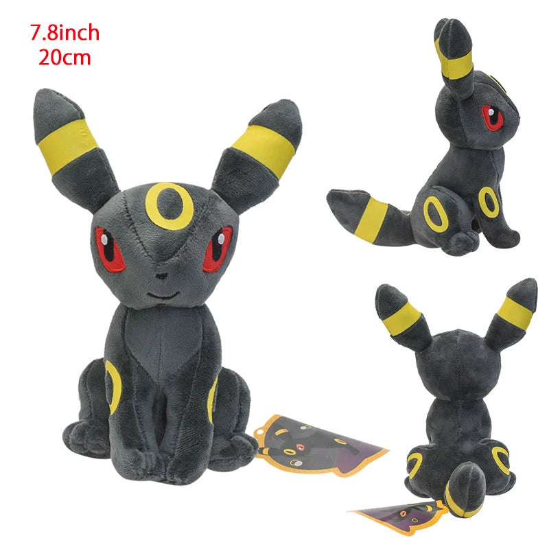32 Style Eevee Plush Toy Pokemon Eeveelution Umbreon Vaporeon Jolteon Flareon Espeon Leafeon Cartoon Stuffed Animal Doll Peluche