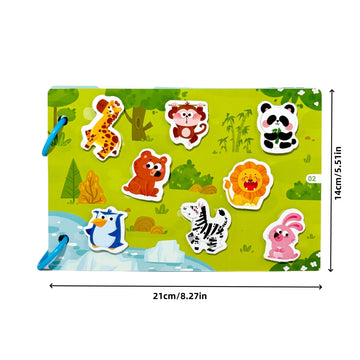 Dinosaur Fruit-Themed Busybook Quiet Book, with 5 Major Themes and Various Accessories, Designed for Children Aged 36 Months and Above, Covering Numbers, Letters, and Colors, with Clear and Easy-To-Understand English Instruct