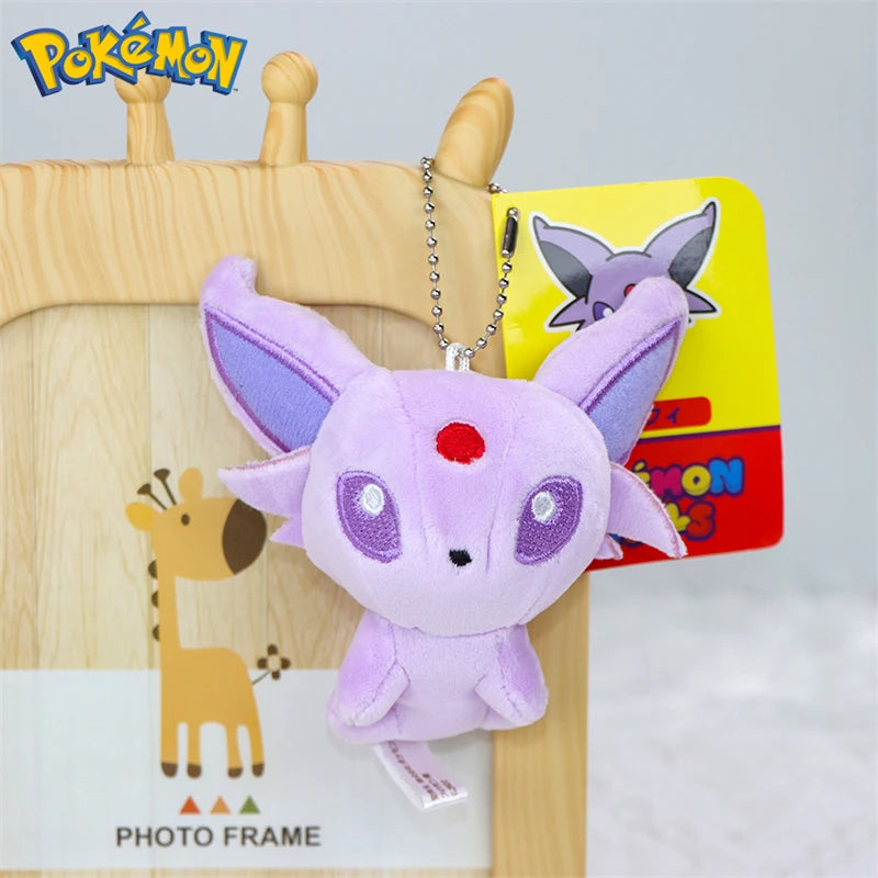 Pokemon Eevee Umbreon Sylveon Espeon Vaporeon Plush Toys Keychain Gengar Duskull Haunter Flareon Stuffed Peluche Doll Gifts Kids