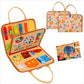 Busy Board Montessori Sensory Toy – Educational Travel Activity Board