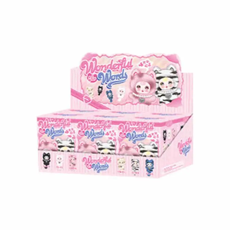 Baby Three Meow Too Wonderful For Words Series Plush Blind Box Cute Kitten Doll Backpack Pendant Keychain Doll Surprise Toy Gift