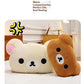 Cute Rilakkuma Big Head Plush Pillow Large Size Soft Stuffed Toy Cushion Bedroom Sofa Decor Unisex Birthday Gift For Adult